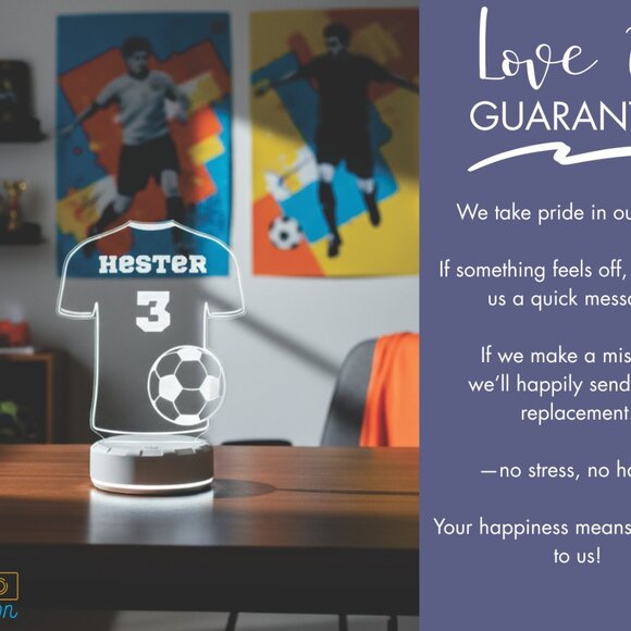 Personalized Soccer T-Shirt for Fans & Players - Picture 6 of 8